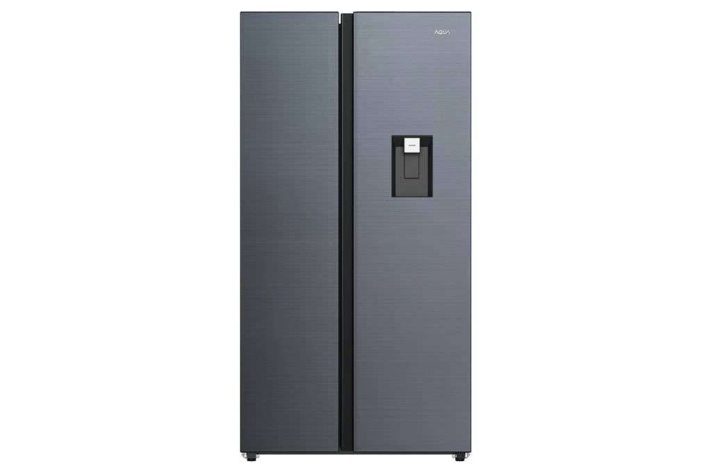 Tủ lạnh Aqua Inverter 569 lít Side By Side AQR-S633XA(WSL)