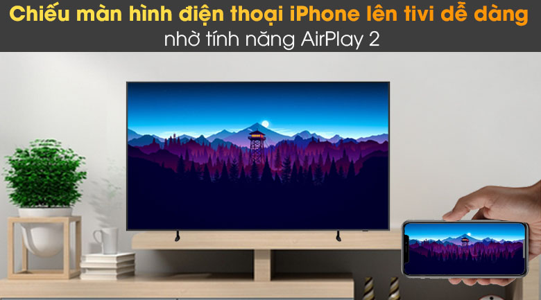 Tivi The Frame QLED 4K Samsung QA55LS03A - AirPlay2