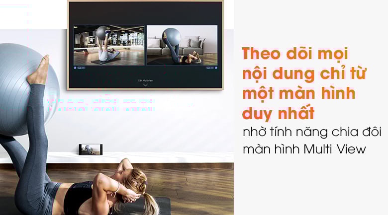 Smart Tivi Khung Tranh The Frame QLED Samsung 4K 65 inch QA65LS03A - Mutil View