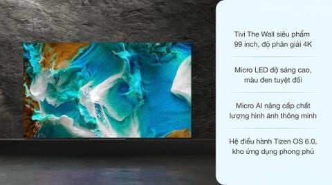 Smart Tivi Samsung The Wall LED 4K 110 Inch MNA110MS1A