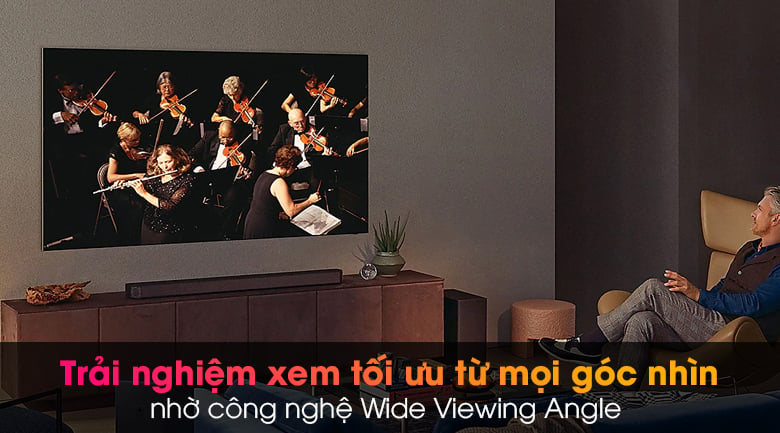 Tivi Neo QLED 8K Samsung QA65QN900A - Tầm nhìn rộng, chất lượng và màu sắc hình ảnh vẹn nguyên từ mọi góc nhìn nhờ công nghệ Wide Viewing Angle