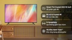 Smart Tivi Samsung Crystal UHD 4K 55 inch UA55AU7002 [ 55AU7002 ] - Chính Hãng