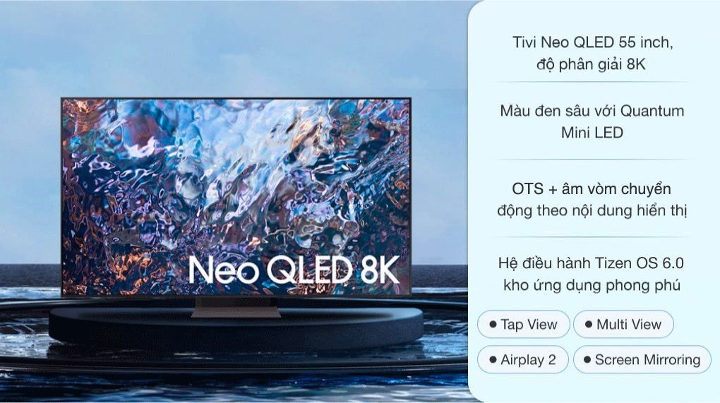 Smart Tivi Samsung Neo QLED 8K 55 inch QA55QN700A [ 55QN700A ] - Chính Hãng