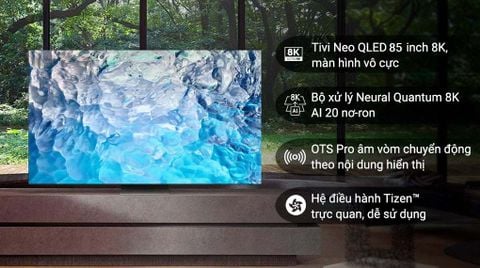 Smart Tivi Samsung Neo QLED 8K 85 inch QA85QN800A [ 85QN800A ] - Chính Hãng