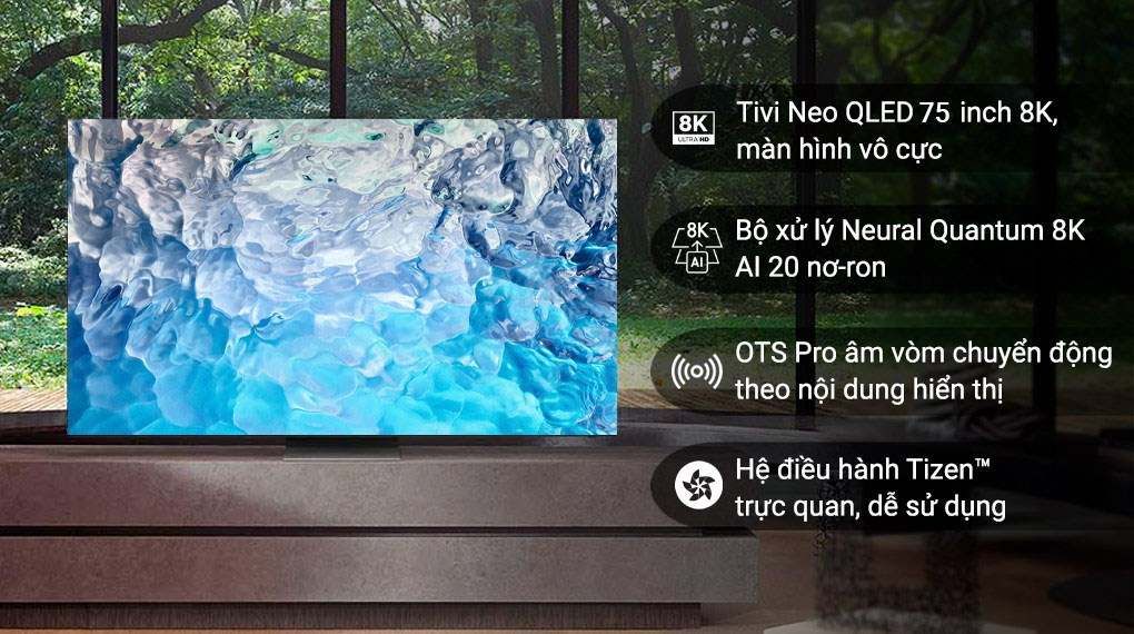 Smart Tivi Samsung Neo QLED 8K 75 inch QA75QN900B [ 75QN900B ] - Chính Hãng