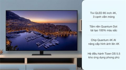 Smart Tivi Samsung QLED 4K 85 inch QA85Q80A [ 85Q80A ] - Chính Hãng