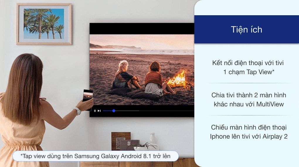 Smart Tivi Samsung QLED 4K 55 inch QA55Q60A [ 55Q60A ] - Chính Hãng