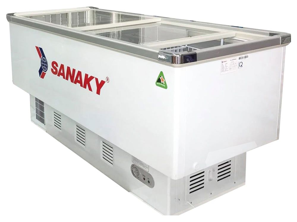 Tủ đông 1 ngăn 2 nắp kính lùa Sanaky VH 999K - 516 lít