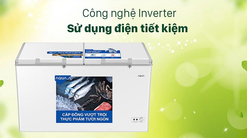 Tủ đông 1 ngăn AQUA Inverter 519 lít AQF-C6901E