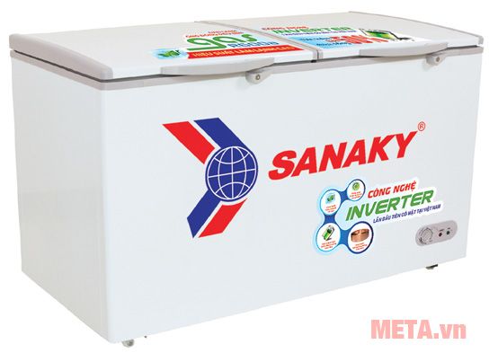 Tủ đông 2 ngăn 2 cánh Sanaky VH-2599W3 250 lít