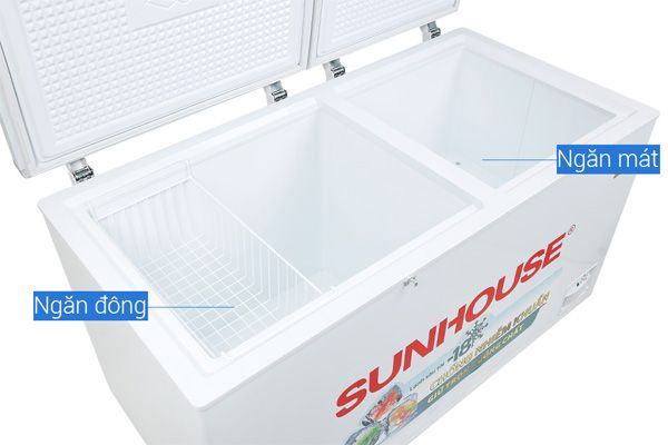 Tủ đông 2 ngăn 2 cánh Sunhouse SHR-F2572W2