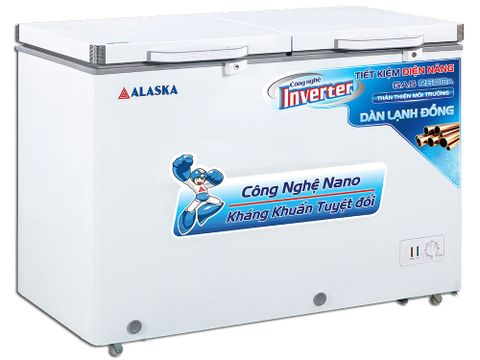 Tủ đông Alaska Inverter BCD-5068CI 312 lít (1 ngăn đông, 1 ngăn mát)