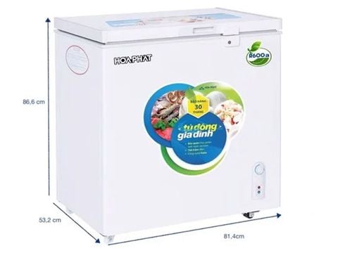Tủ đông Funiki HCF-106S1PD (Dàn đồng, dung tích 100 lít, 1 ngăn)