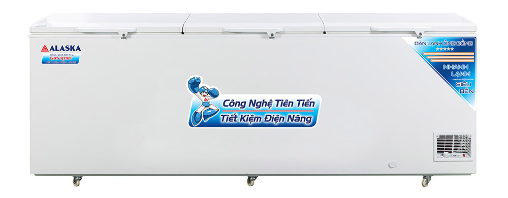 Hình ảnh tủ đông 3 nắp Alaska HB-1500C 1288 lít