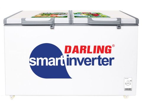 Tủ đông mát 2 dàn lạnh Darling DMF-3699WSI-4 (370 lít, inverter, điều chỉnh nhiệt độ 2 ngăn)