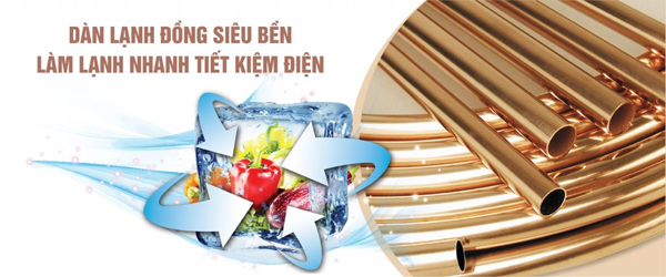 Tủ đông Sanaky 2 ngăn đông và mát VH-3699W4K (260L, nắp kính xám)