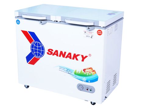 Tủ đông mặt kính cường lực Sanaky VH-2899W2KD
