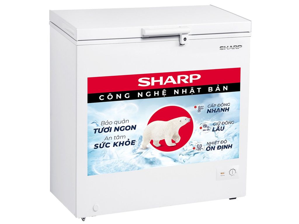 Tủ đông Sharp 145 lít FJ-C145V-WH