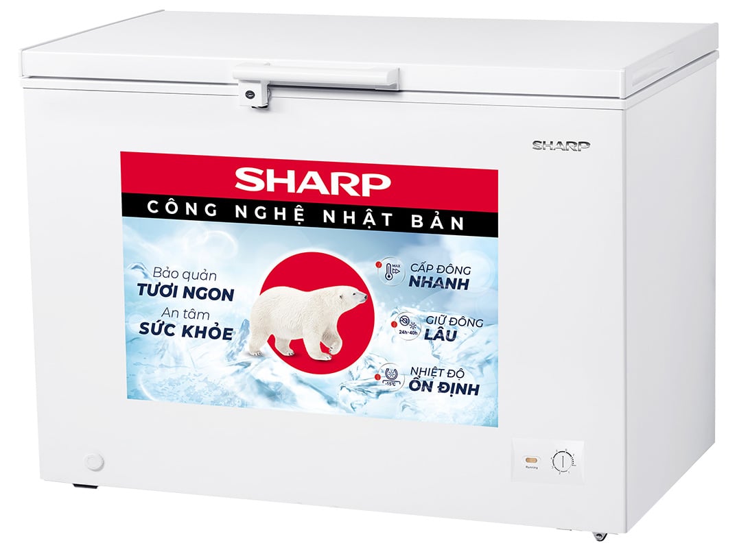 Tủ đông Sharp FJ-C380V-WH