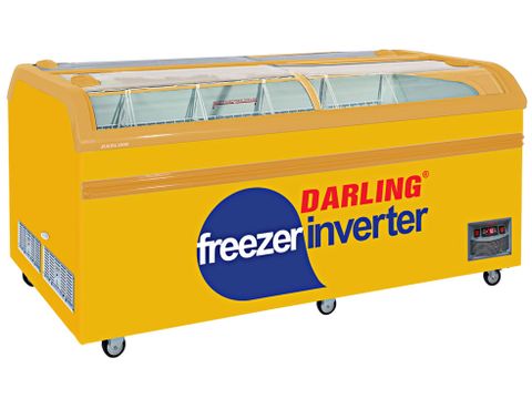 Tủ đông siêu thị Darling inverter 4 kính cong 2 bên DMF-10079ASKI - 1.100 lít