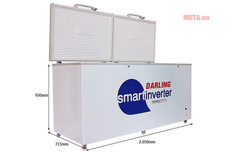 Tủ đông Smart Inverter Darling DMF-9779 ASI 970 lít