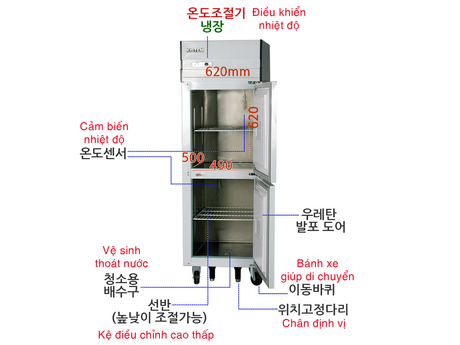 Tủ lạnh Kistem 