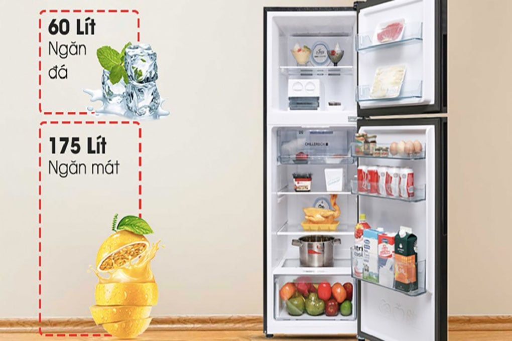 Tủ lạnh Aqua Inverter 249 lít AQR-IG248EN GB (2 cánh) - Chính Hãng