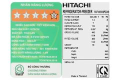 Tủ lạnh Hitachi Inverter 406 lít R-FVX510PGV9 GBK (2 cánh)