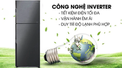 Tủ lạnh Hitachi Inverter 203 lít R-H200PGV7 BBK (2 cánh)