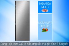Tủ lạnh Hitachi Inverter 225 lít R-H230PGV7 BSL (2 cánh) - Chính hãng