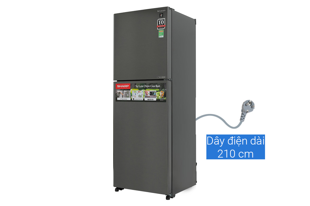 Tủ lạnh Sharp Inverter 360 lít SJ-XP382AE-DS (2 cánh)