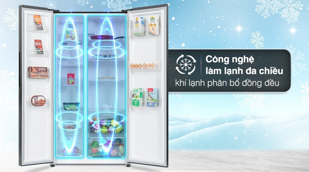 Công nghệ làm lạnh đa chiều tập trung vào việc bảo quản Ax88com rất nhiều ưu đãi