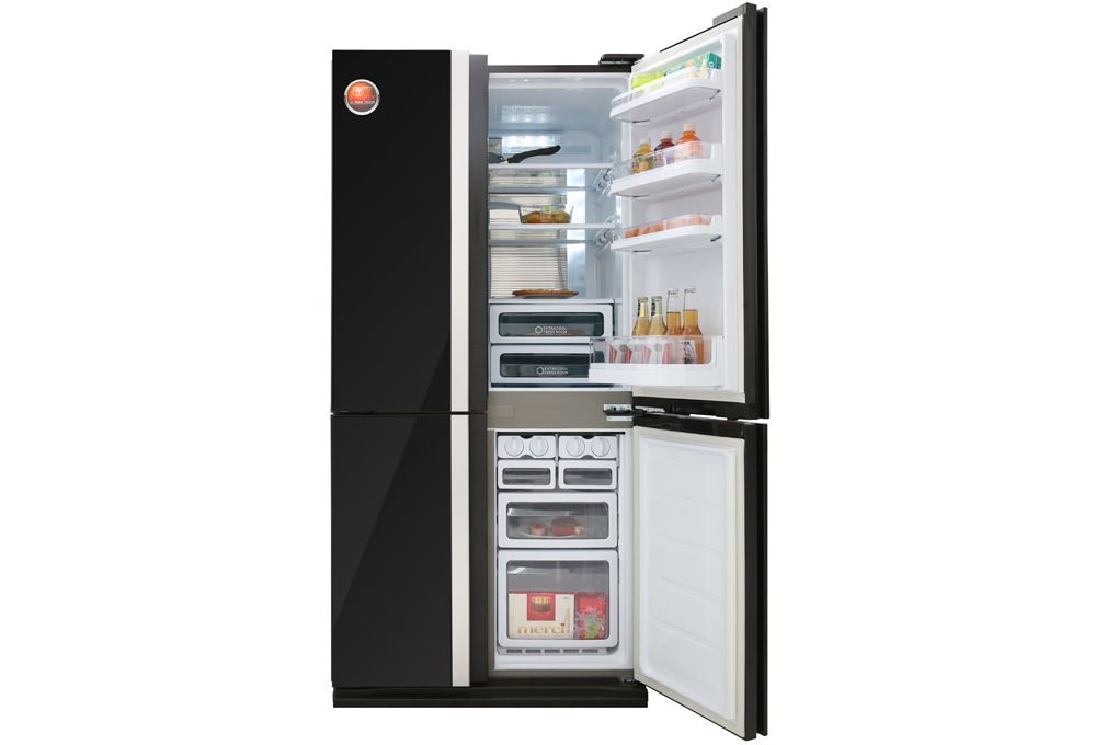 Tủ lạnh Sharp Inverter 605 lít SJ-FX688VG-BK (4 cánh)