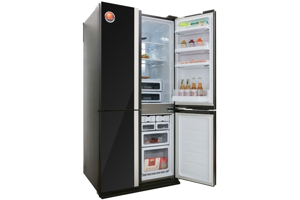 Tủ lạnh Sharp Inverter 605 lít SJ-FX688VG-BK (4 cánh)