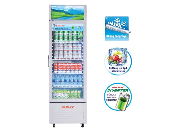 Tủ mát Inverter Sanaky VH-308K3L 300 lít