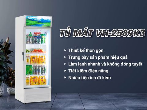 Tủ mát Inverter Sanaky VH-2589K3 240 lít