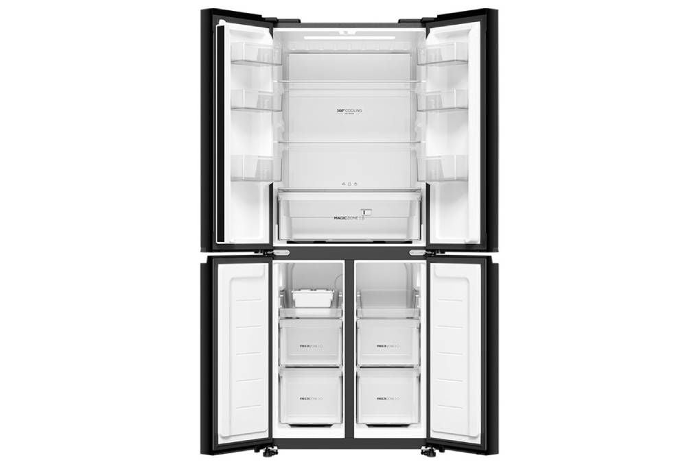 Tủ lạnh Aqua Inverter 410 lít Multi Door AQR-M466XA(CBC)