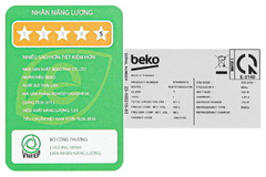 Tủ lạnh Beko Inverter 340 lít RDNT371I50VDHFSK