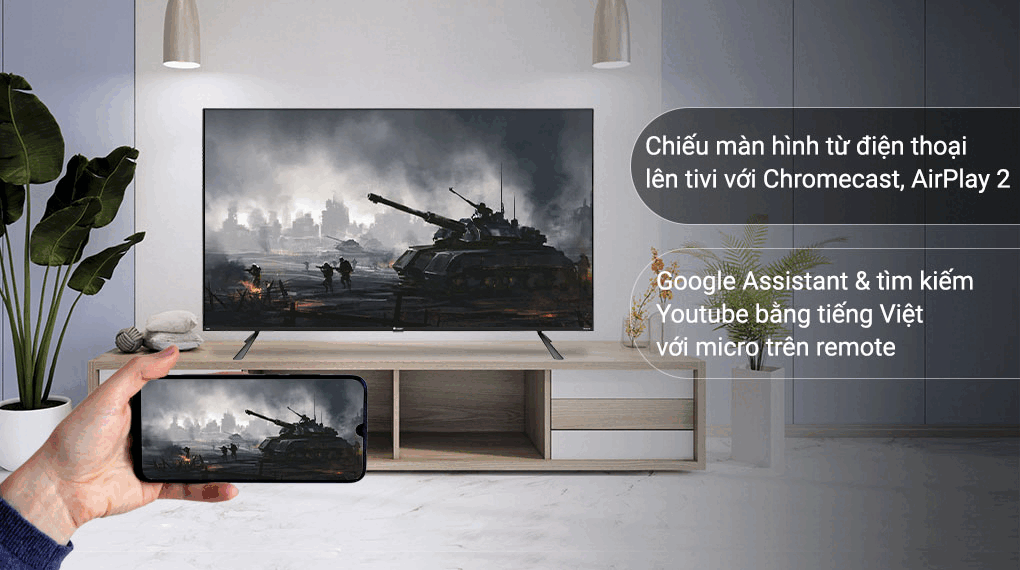 Android Tivi QLED 4K 55 inch Casper 55QG8000