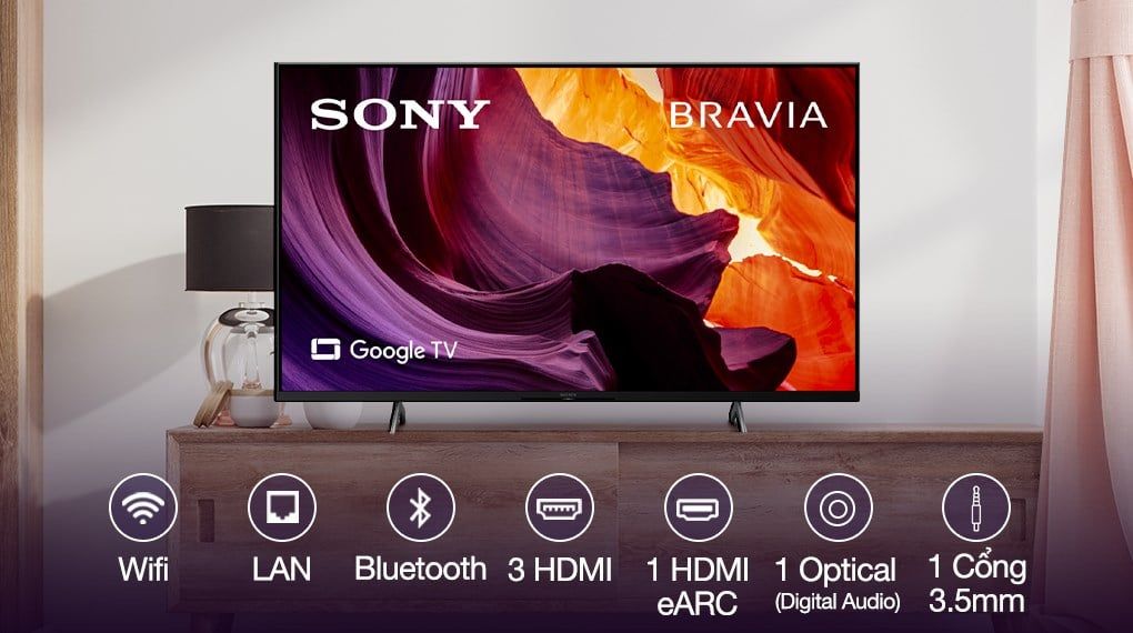 Google Tivi Sony 4K 43 inch KD-43X81DK [ 43X81DK ] - Chính Hãng