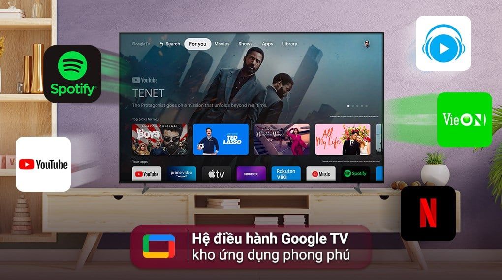 Google Tivi Sony 4K 75 inch XR-75X90K [ 75X90K ] - Chính Hãng