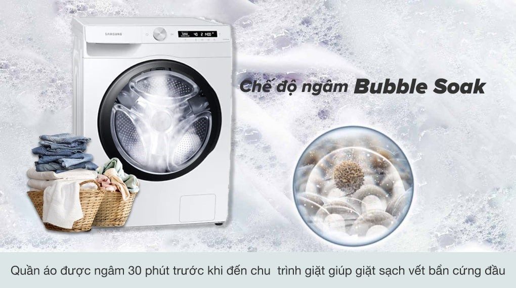 Máy Giặt Samsung Addwash Inverter 8.5 kg WW85T554DAW/SV