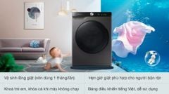 Máy Giặt Sấy Samsung AI Inverter 11 kg WD11T734DBX/SV