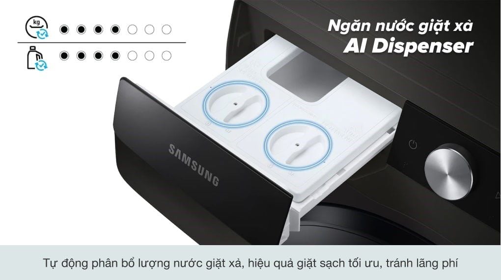 Máy Giặt Sấy Samsung AI Inverter 11 kg WD11T734DBX/SV