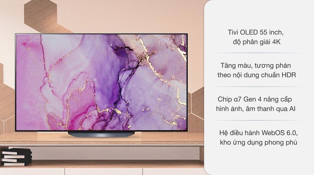 Smart Tivi LG OLED 4K 55 inch OLED55B1PTA [ 55B1 ] - Chính Hãng