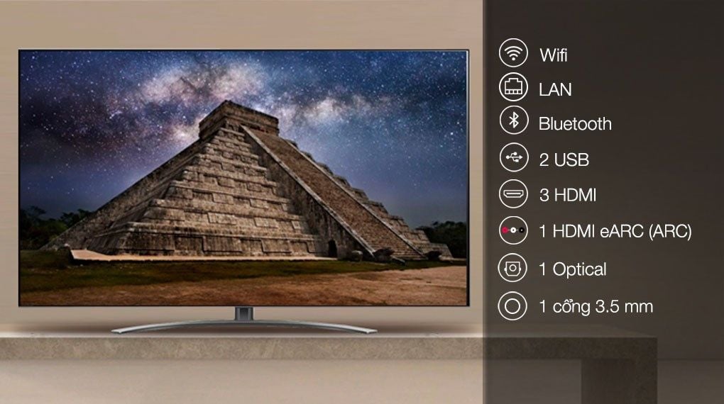 Smart Tivi LG QNED 4K 55 inch 55QNED86SQA [ 55QNED86 ] - Chính Hãng