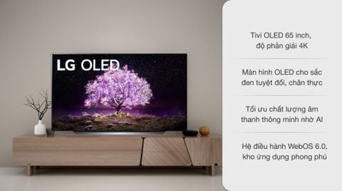Smart Tivi LG OLED 4K 65 inch OLED65C1PTB [ 65C1 ] - Chính Hãng