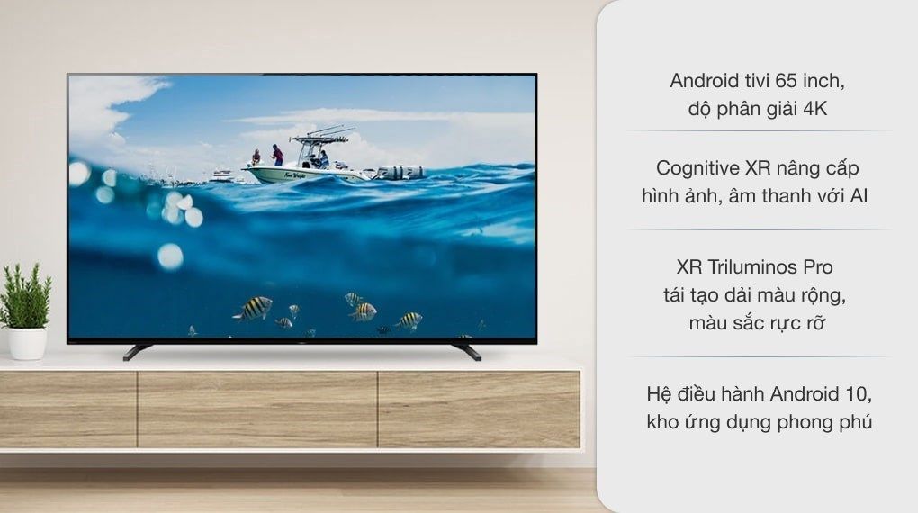 Android Tivi OLED Sony 4K 65 inch XR-65A80J [ 65A80J ] - Chính Hãng