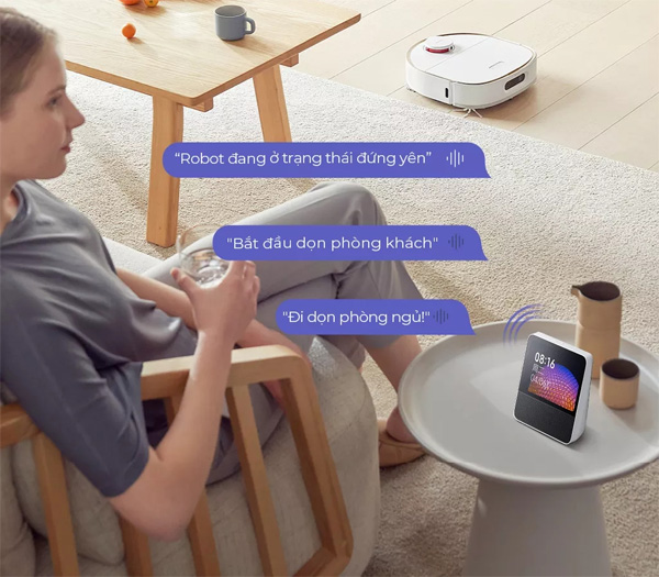 Điều khiển bằng giọng nói Xiaomi Dreame Bot W10 Pro