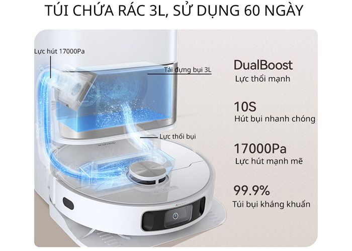 Robot hút bụi lau nhà Xiaomi Dreame L10S Ultra